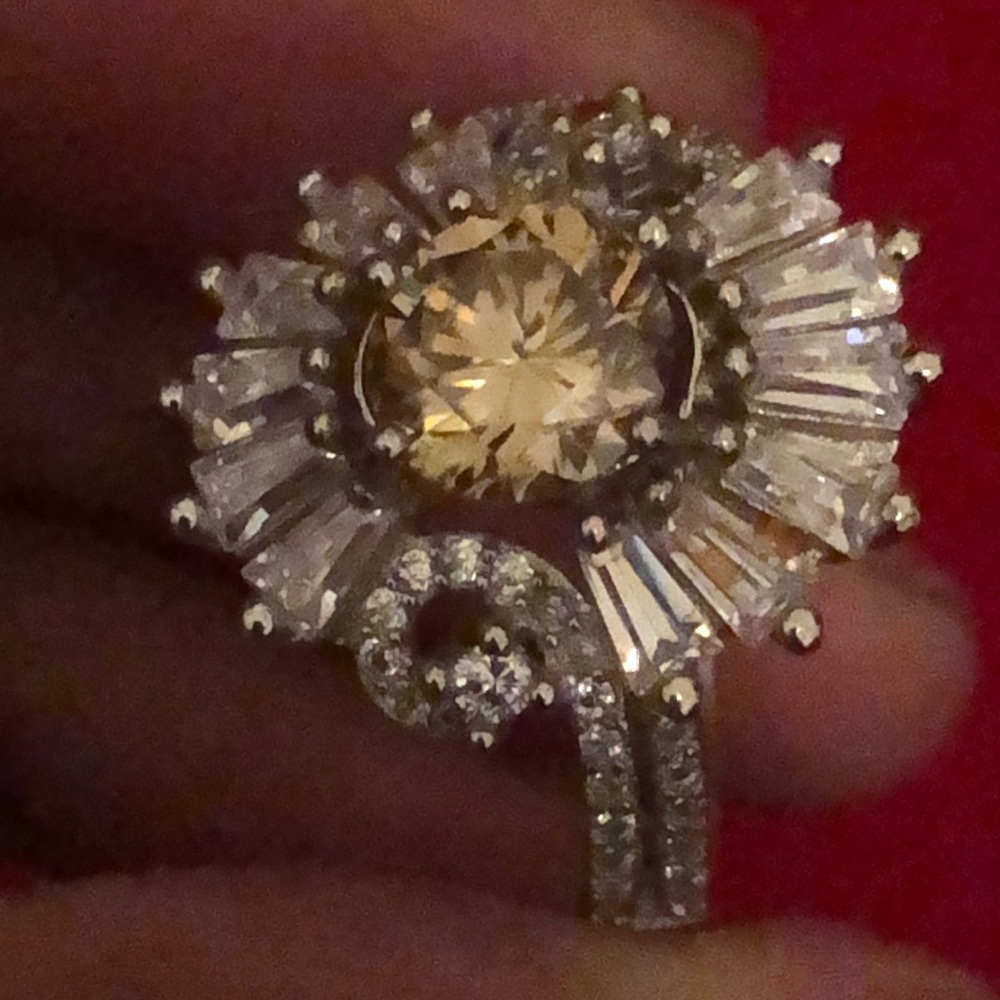 Moissanite the ring
